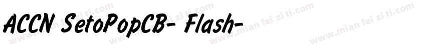 ACCN SetoPopCB- Flash字体转换
